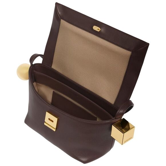 Jacquemus The Rond Carre Leather Shoulder Bag - Picture 3 of 4